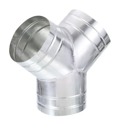 6 Inch 3 Way Duct Splitter Y Connector Air Vent Duct Hose Exhaust Pipe Adapter - Image 1 of 4
