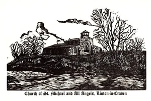 Church of St Michael and All Angels Linton in Craven History Info Card England - Picture 1 of 3