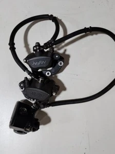 2022 Kawasaki Ninja 650 Front Brake Calipers + Lines + Master cylinder 148037 - Picture 1 of 3