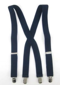 Boys Suspender Kids Children Toddler X Back Clip on Elastic Suspenders New - Picture 1 of 4