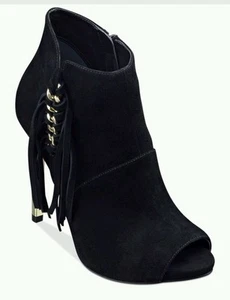 ¡NUEVO! Botines para mujer GUESS Aziz con flecos punta de pico talla 8,5 - Imagen 1 de 9