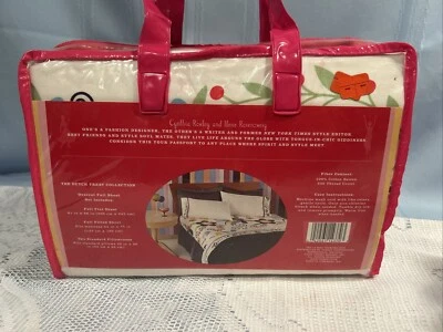 Full Sheet Set by Cynthia Rowley~Ilene Rosenzweig 230 TC~Floral~NIP - Изображение 1 из 4