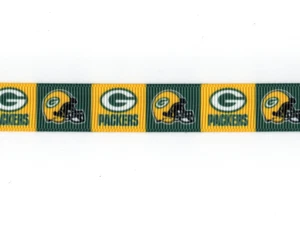 GREEN BAY PACKERS 5/8" GROSGRAIN RIBBON 1,3,5,10 YARDS FOOTBALL SHIP FROM USA  - Picture 1 of 1