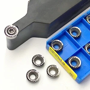 45° SRDPN 2525M10 25mm CNC Lathe Neutral Turning Tool Holder + 10Pcs RCGT10T3MO - Picture 1 of 4