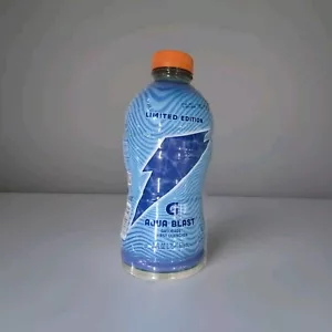 Gatorade Aqua Blast Thirst Quencher Limited Edition 28oz Bottle Unopened - Picture 1 of 6