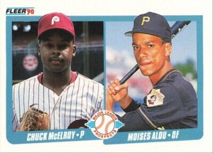 1990 Fleer Chuck McElroy / Moises Alou ML Prospects #650