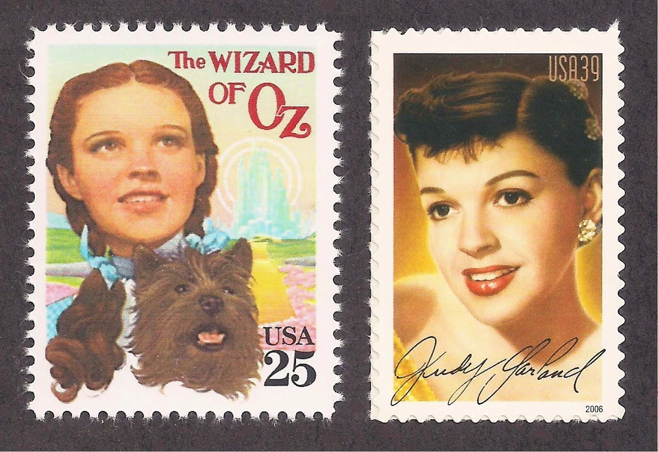 US Stamp #2445 4077 Famous Actress Judy Garland in Wizard of Oz Dog 2002 2PC MNH - Image 1 of 1