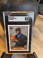 2003-04 Topps 1st Edition #225 Dwyane Wade RC, SGC Mint 8