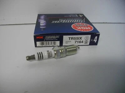 NGK TR55IX / 7164 Iridium spark plug factory pack of 4 each - Image 1 of 4