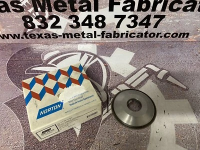 Norton CBN Wheel 4” X 1/2” X 1-1/4” ME58734 CB120-TB99-1/8 - Image 1 of 4