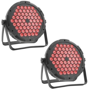 Pair - CFX Compar 60 - RGB 60w LED Par Disco Stage Light - SEE VIDEO DEMO - Picture 1 of 7