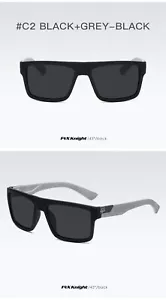 Men and Women Square frame Fashionable retro polarized sunglasses glasses 983-2 - Picture 1 of 1