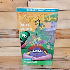 Veggie Tales Madame Blueberry Lesson In Thankfulness VHS Partially Sealed - Picture 1 of 5