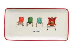 Kit Kemp by Spode - Doodles - Sandwich Tray - 253467N - Picture 1 of 4