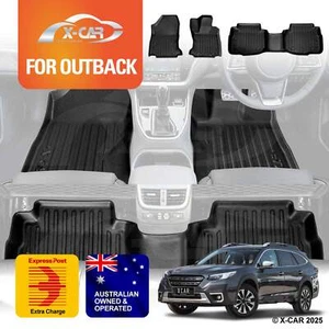 3D Floor Mats for Subaru Outback 2020-25 Heavy Duty Cargo Car Trunk Luggage Tray - Picture 1 of 12
