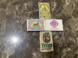 Vintage Safety Matchbox matches (2) And (2) mixed all unused - Picture 1 of 6