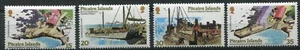 PITCAIRN ISLANDS 1978, SHIPS, DEVELOPMENT OF NEW HARBOUR, Scott 178-181, MNH - Picture 1 of 1