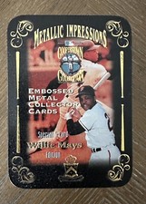 1995 Cooperstown Collection Metallic Impressions 5-Card Willie Mays Edition VTG