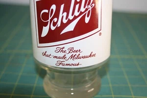 Schiltz "The Beer that made Milwaukee Famous" Vintage großes 32oz Bierglas Vintage - Bild 1 von 6