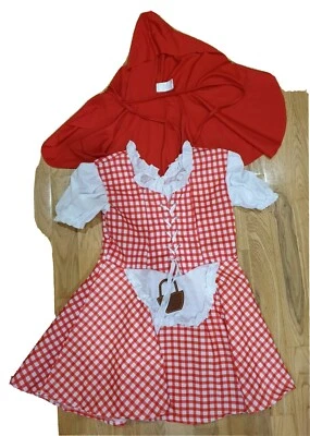 Little Red Riding Hood Girl Costume 10-12yrs Fairytale Fancy Dress Book Week - Image 1 of 2