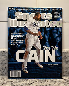 Sports Illustrated Magazine Lorenzo Cain Kansas City Royals World Series 2015