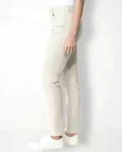 Gloria Vanderbilt Amanda Classic Women's Pull On Pants Tan StoneWood Size 12 - Picture 1 of 7