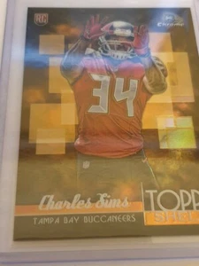 2014 Bowmans Best Topps Shelf Rookie Charles Sims - Tampa Bay Buccaneers - Picture 1 of 1