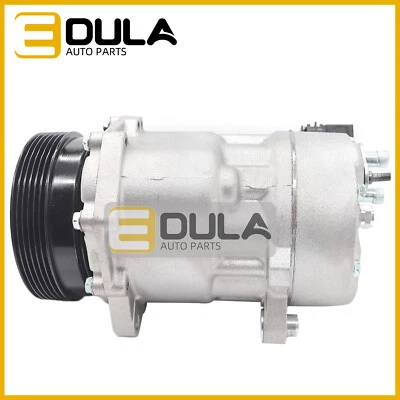 Compresor de aire acondicionado con embrague para Audi TT Volkswagen Beetle 1998-2006 Golf Jetta R32 Foto 1 de 4