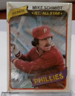 #2834 1980 Topps Burger King Philadelphia Phillies 3 Card Pack Mike Schmidt Top