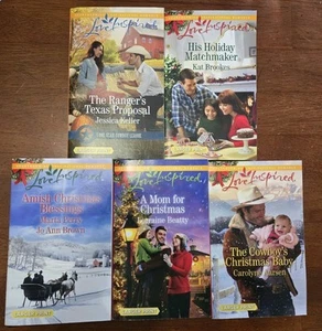 Harlequin Love Inspired Romance Books November 2016 Lot of 5 Christmas Holiday - Picture 1 of 3