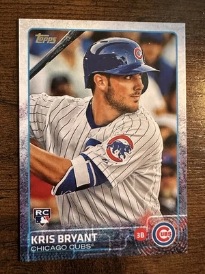 2015 Topps Kris Bryant #616 Batting (RC) Chicago Cubs World Series Champion - Image 1 of 2