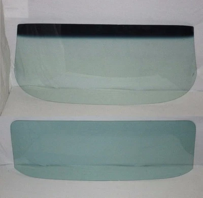 Vidrio 1963 1964 Buick Chevy Olds Pontiac 2 puertas techo rígido verde parabrisas trasero Foto 1 de 3