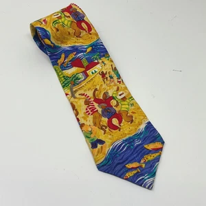 Corbata Common Spirit Hallmark Caribbean Beach Happy Heart Makes Music 1996 De colección - Imagen 1 de 8