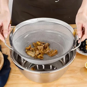 Stainless Steel Juice Rice Flour Sieve Food Filter Drainer  Cooking Utensil - Picture 1 of 12
