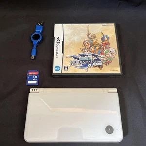 Nintendo DSi LL DS Legend of Mana & SD4G Natural White Console Tested NTSC-J - Picture 1 of 15