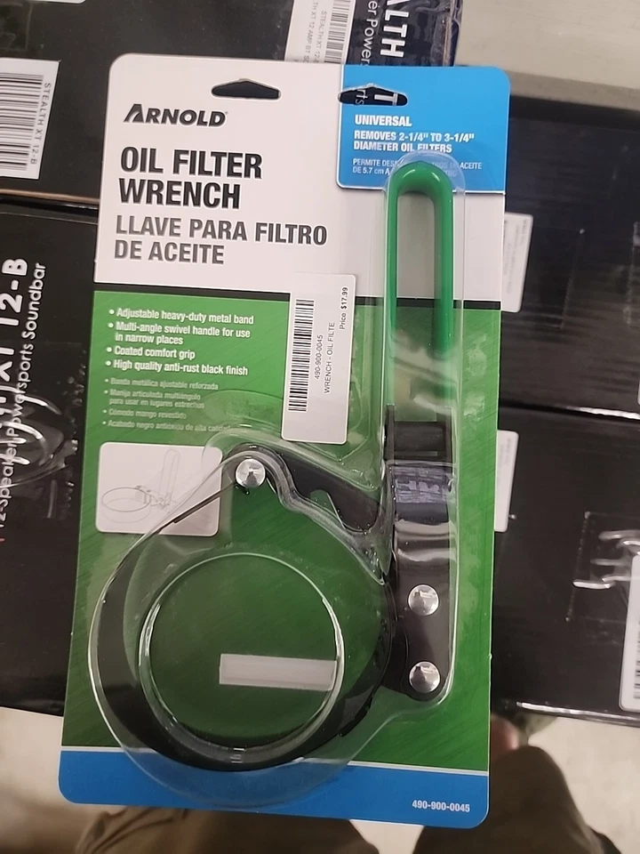 Chave de filtro de óleo Arnold serve para filtros de diâmetro de 2,25" a 3,25" - 4909000045 - Imagem 1 de 4