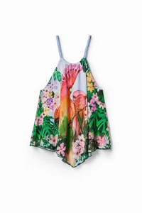 Desigual Women's Tank Size XL Floral 22SWTKY5 - Picture 1 of 5