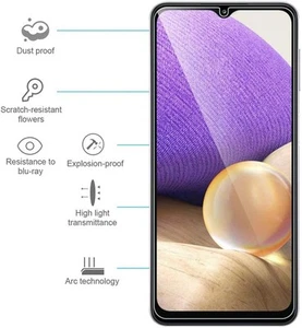 Protezione schermo vetro temperato HD durezza 9H per Samsung Galaxy A26 5G A16 5G - Foto 1 di 5