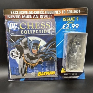 eaglemoss dc chess collection Issue 1 Batman White King Sealed New - Picture 1 of 2