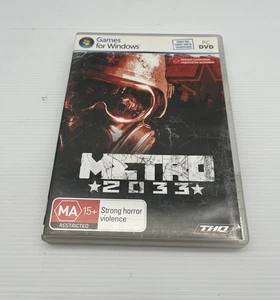 Metro 2033 PC Games For Windows THQ PC DVD Computer Game - Picture 1 of 4