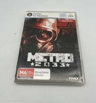 Metro 2033 PC Games For Windows THQ PC DVD Computer Game - Image 1 of 4