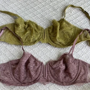 Auden Underwire Unlined Balconette Coverage Bra Bundle Lot Size 38B - Picture 1 of 11