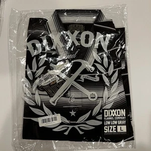 ๐ Dixxon Flannel Co ๐ Mens Large The Low Low Gray Party Shirt - Picture 1 of 1