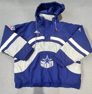 Vintage Apex One Proline Dallas Cowboys Pullover Hooded Coat Jacket XL - Picture 1 of 7