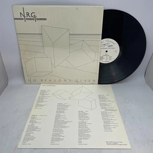 N.R.G. No Reasons Given Vinyl LP OG US 1984 Pressing VG+/VG+ Rock/Synth-Pop RARE - Picture 1 of 2