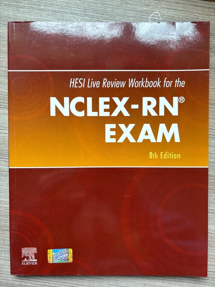 Elsevier HESI Live Review Workbook for the NCLEX-RN Exam 8th Edition Paperback - Image 1 of 1