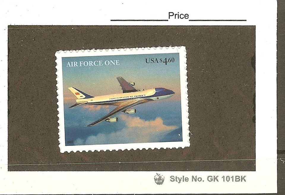 US Scott # 4144 Air Force One Priority Mail $4.60 2007 MNH Single  - Image 1 of 1