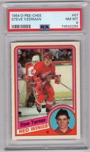 Steve Yzerman RC 1984-85 O-PEE-CHEE 84-85 NO 67 PSA 8 92991 - Bild 1 von 2