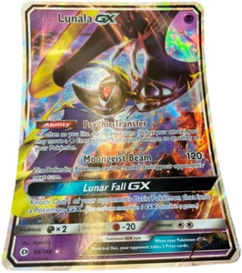 Pokemon Card Lunala GX MEGA PROMO 66/149 RARE HOLO 2016 Planeta OVERSIZED - Picture 1 of 18
