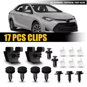 For 09-19 Toyota Corolla Fixing Fastener Kit Bumper Fender Liner Retainer Clip O - Picture 1 of 9